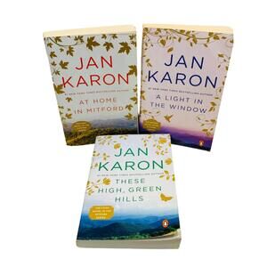 Jan Karon Mitford Trilogy Set: At Home in Mitford, A Light in the Window, These